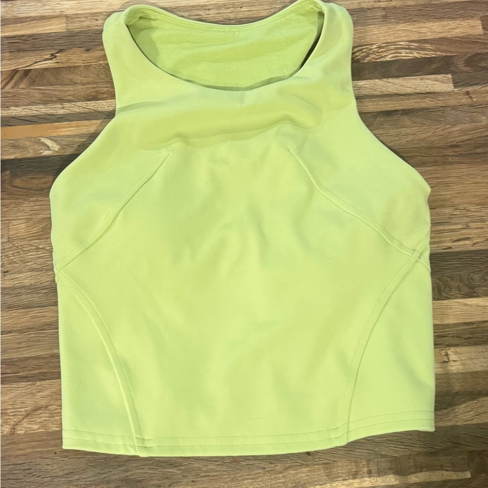 Lululemon Athletica Light Green Tank Top